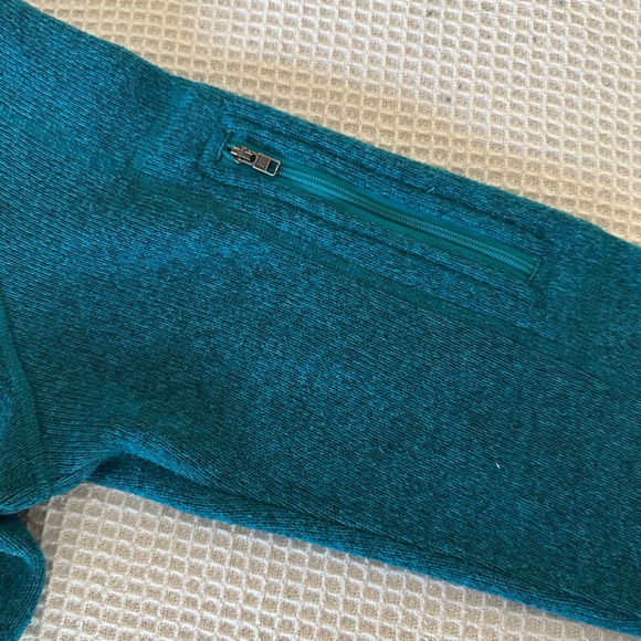 Women’s Patagonia Teal 1/4 Zip half zip sweater sz L - Picture 10 of 10